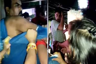 Women beat up police in Bhind