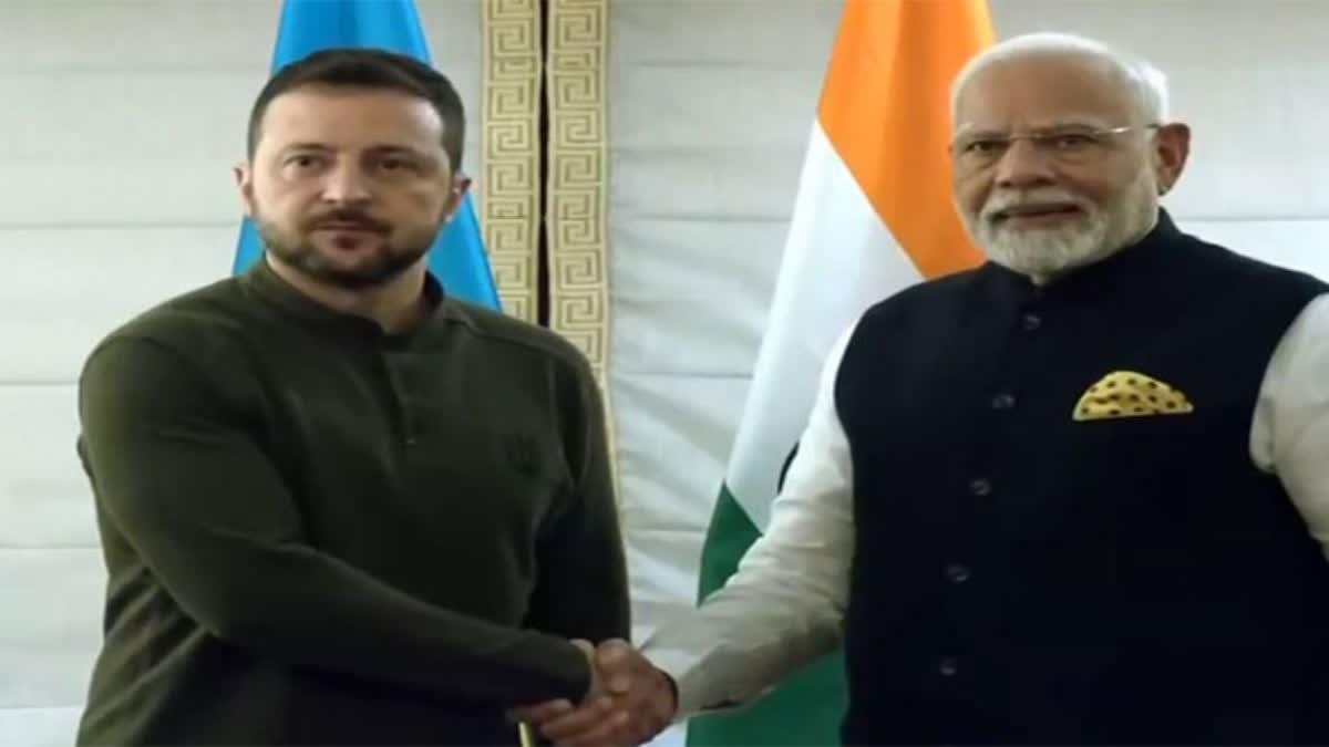 PM Modi meets Ukrainian President Zelenskyy