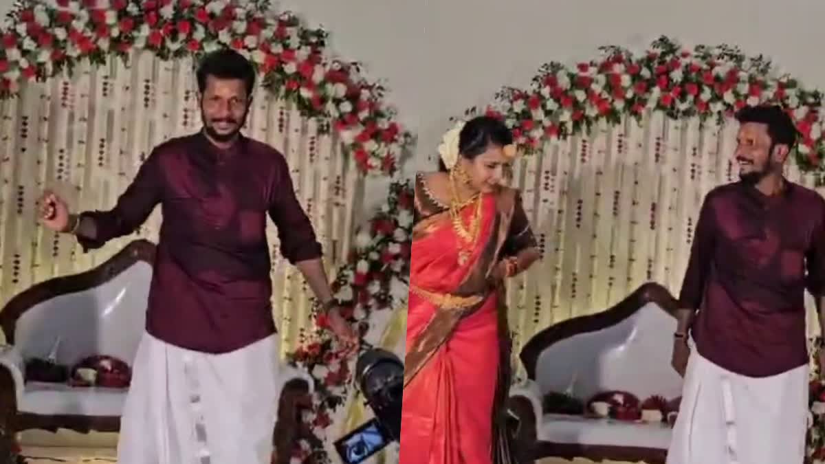 FATHER VIRAL DANCE  FATHERS DANCE IN DAUGHTERS WEDDING  അച്ഛന്‍റെ വൈറല്‍ ഡാന്‍സ്  VIRAL DANCE KERALA