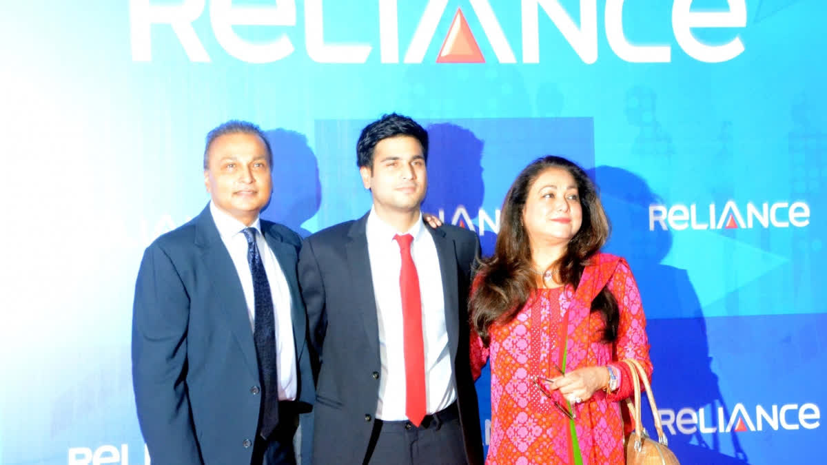 Anil Ambani, Tina Ambani, Jai Anmol Ambani