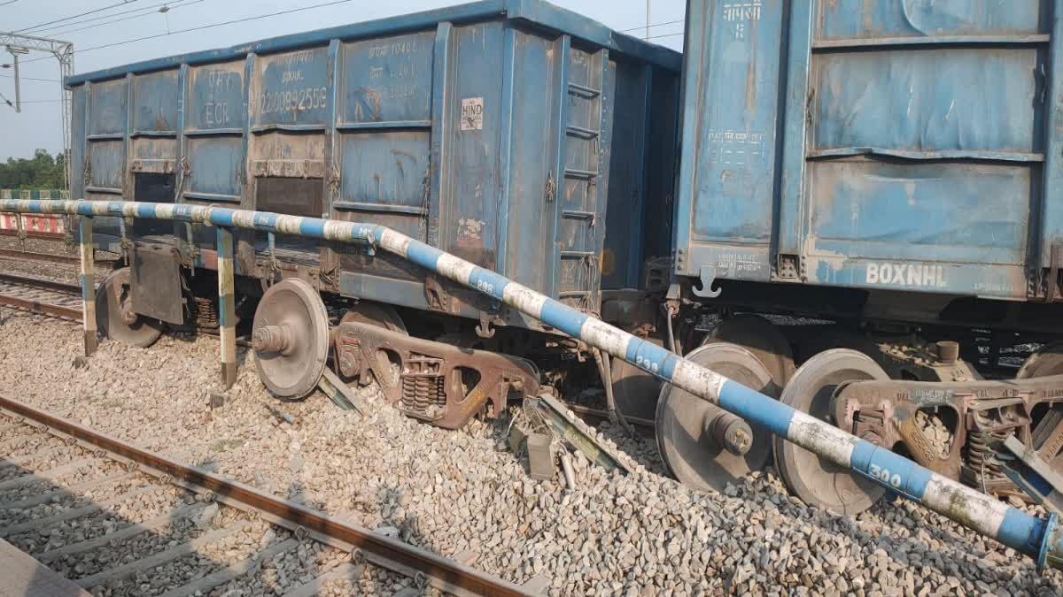 Goods Train Derails