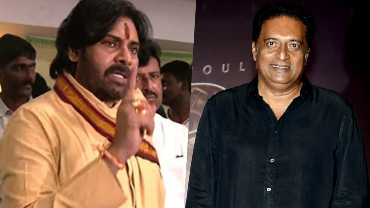 Pawan Kalyan (left) and Prakash Raj (right)