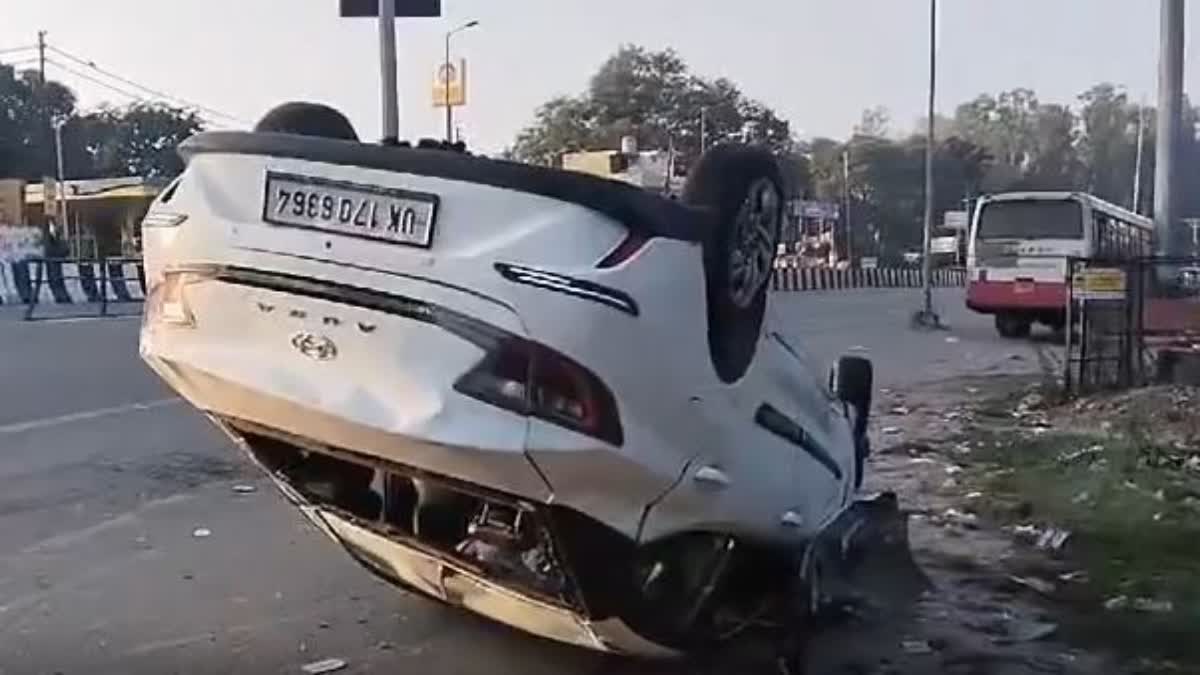 ROAD ACCIDENT IN RAIWALA