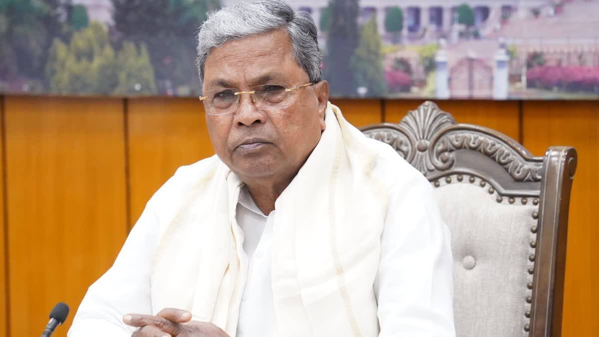 Siddaramaiah's first reaction