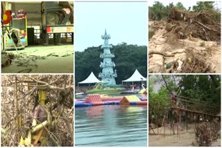 Bhavani Island Damaged in Floods