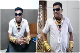 Gold Men in Nellore Wearing 2 kg Gold Ornaments