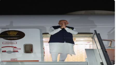 PM MODI LEAVES FOR INDIA