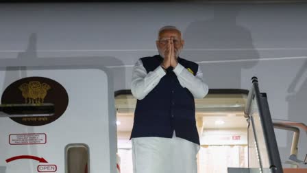 PM Modi departs for India