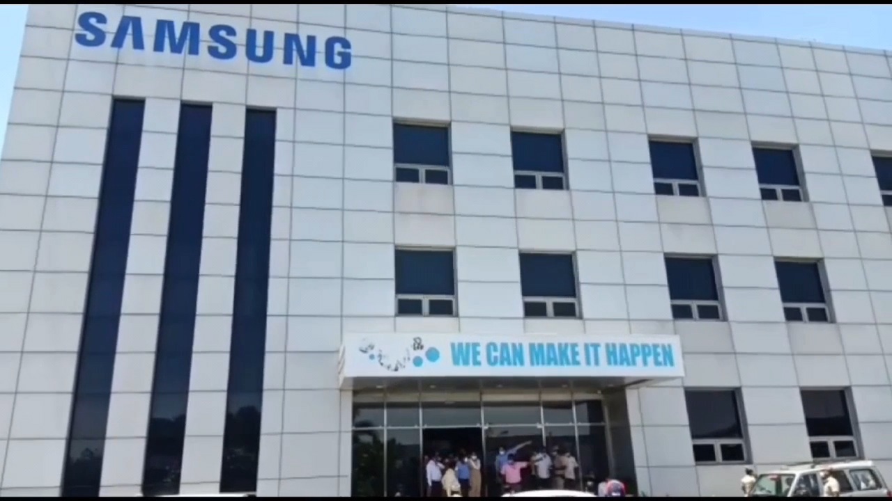 Samsung India protests