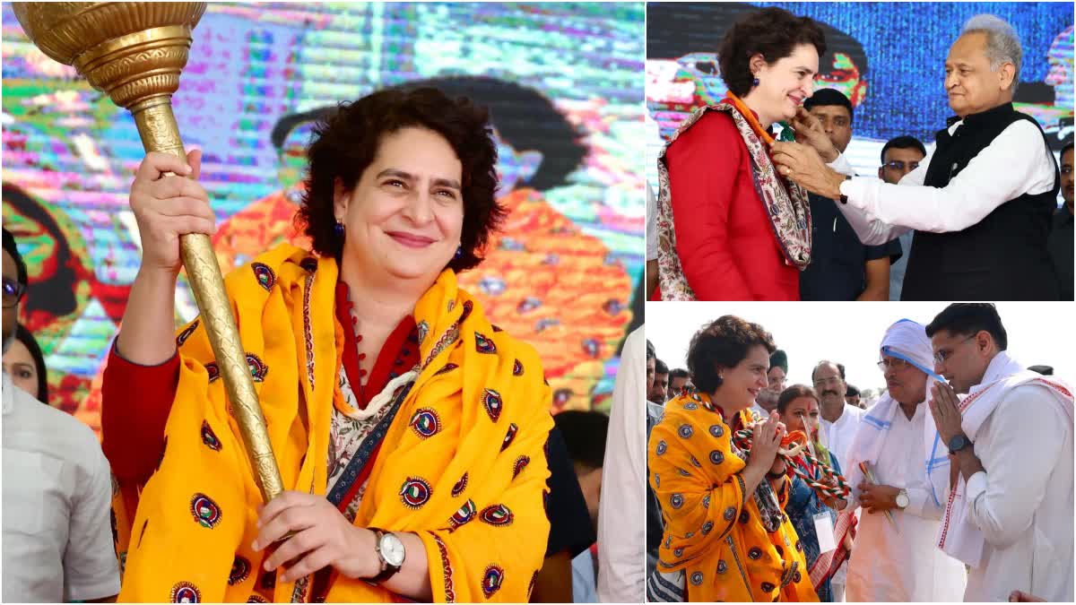 Priyanka Gandhi in Jhunjhunu