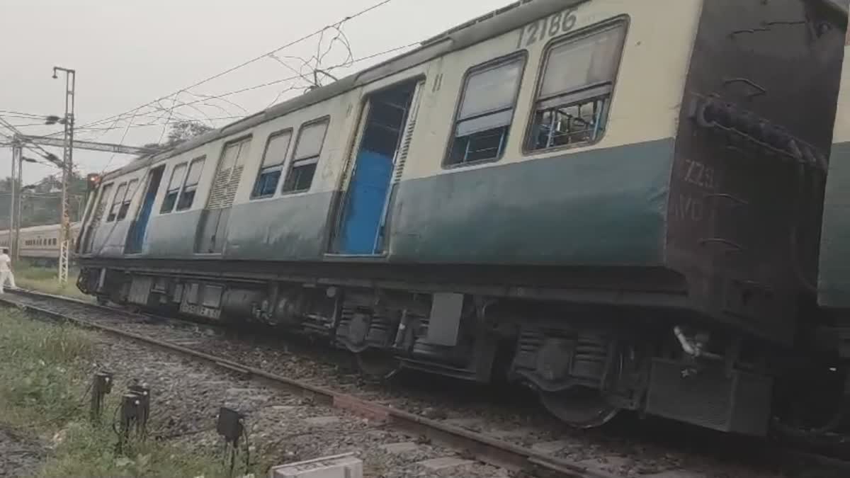 4 coaches of electric train derailed near Chennai Avadi