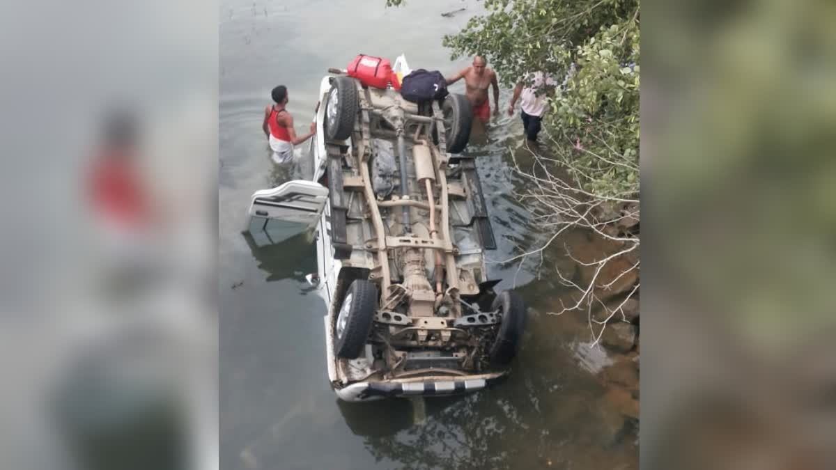 Borello fall into canal in Deoghar