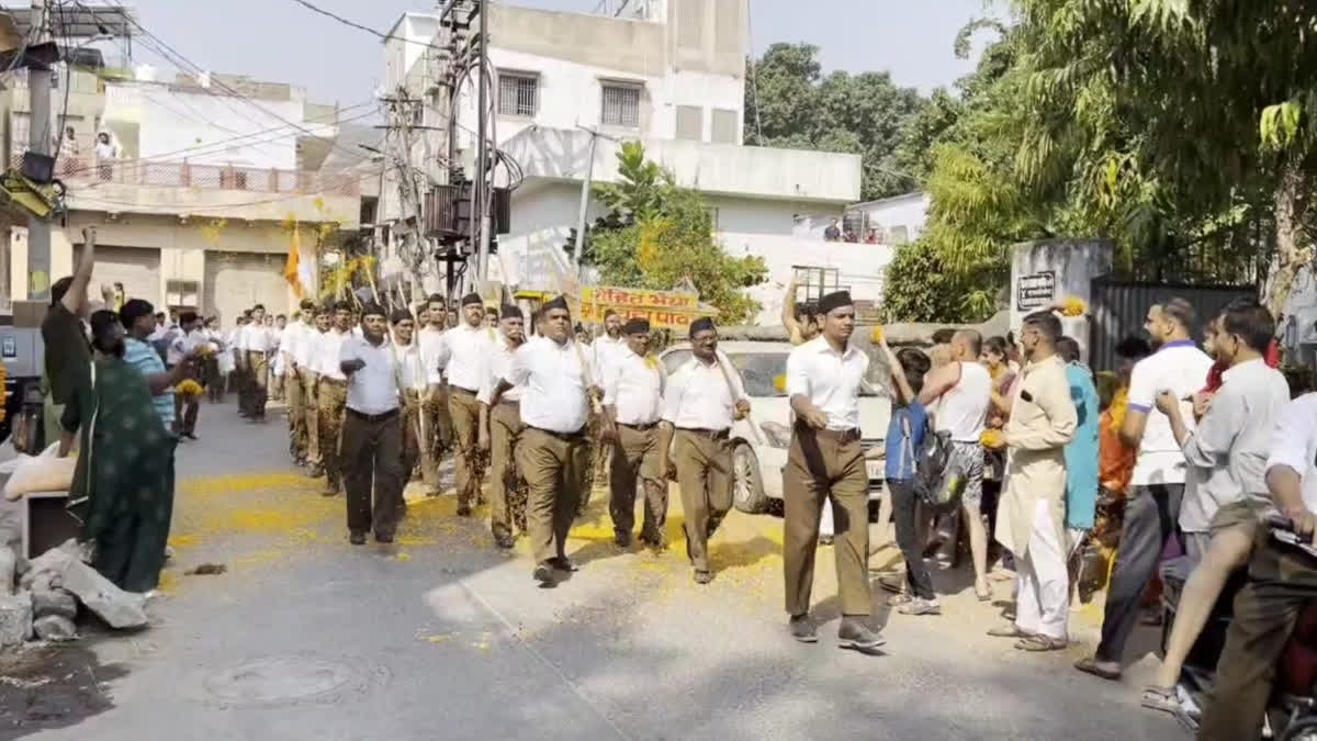 RSS Path Sanchalan in 37 places in Jaipur