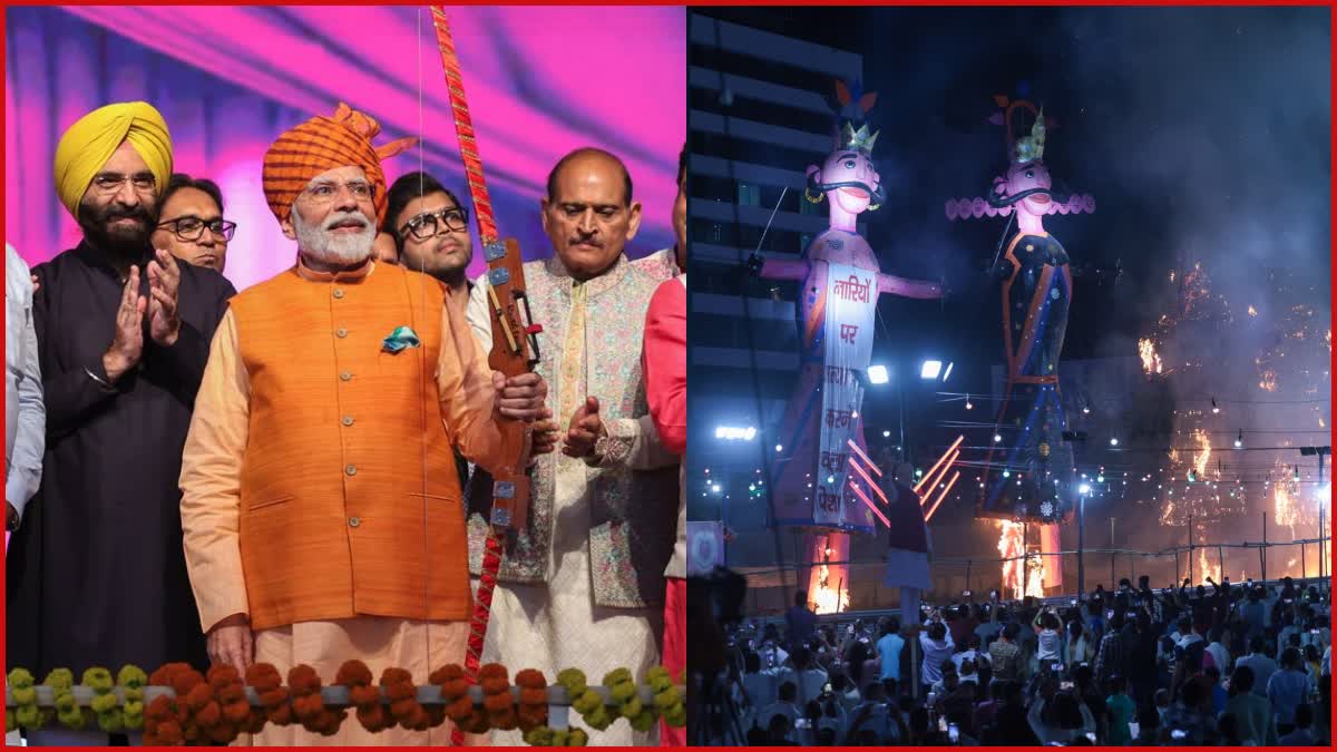 Pm modi in Dussehra: ‘ରାବଣ ଦହନ ପ୍ରତ୍ୟେକ ସାମଜିକ ମନ୍ଦ ଶକ୍ତିର ଦହନ’