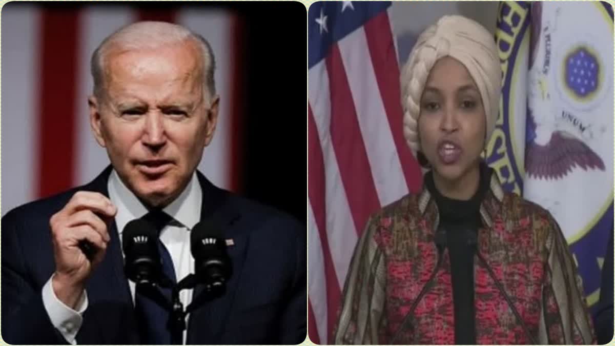 Ilhan Omar questions to US President on issue of Gaza