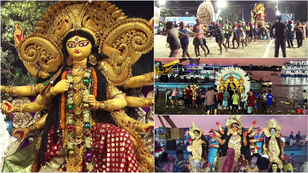 Curtains down on Durga Puja festival in Bengal with idol immersion