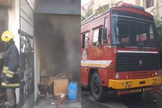 Chennai Medavakkam Electrical Godown Fire Accident