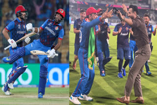 Cricket World Cup 2023  Afghanistan vs Pakistan  Irfan Pathan Joins Celebrations With Afghanistan  Irfan Pathan Dance With Rashid Khan  Irfan Pathan and Rashid Khan  ഏകദിന ക്രിക്കറ്റ് ലോകകപ്പ്  ലോകകപ്പ് ക്രിക്കറ്റ് 2023  അഫ്‌ഗാനിസ്ഥാന്‍ പാകിസ്ഥാന്‍  റാഷിദ് ഖാന്‍ ഇര്‍ഫാന്‍ പത്താന്‍ ഡാന്‍സ്  അഫ്‌ഗാന്‍ ആഘോഷങ്ങള്‍ക്കൊപ്പം ഇര്‍ഫാന്‍ പത്താന്‍