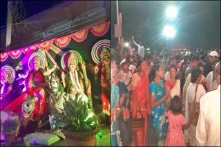 Durga puja celebration in morigaon