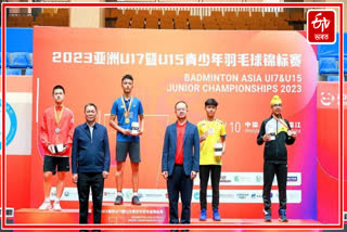 Barnil wins gold medal in Badminton Asia in China