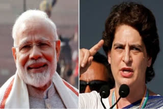 PM Modi And Priyanka Gandhi Visit