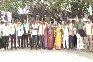 Mandya Farmers celebrated black day