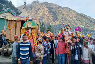 KULLU INTERNATIONAL DUSSEHRA FESTIVAL STARTED WITH LORD RAGHUNATH RATH YATRA IN KULLU DUSSEHRA IN HIMACHAL