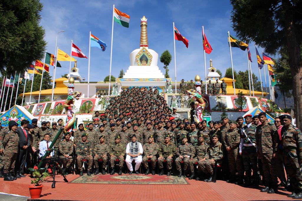 Rajnath Singh in Bumla