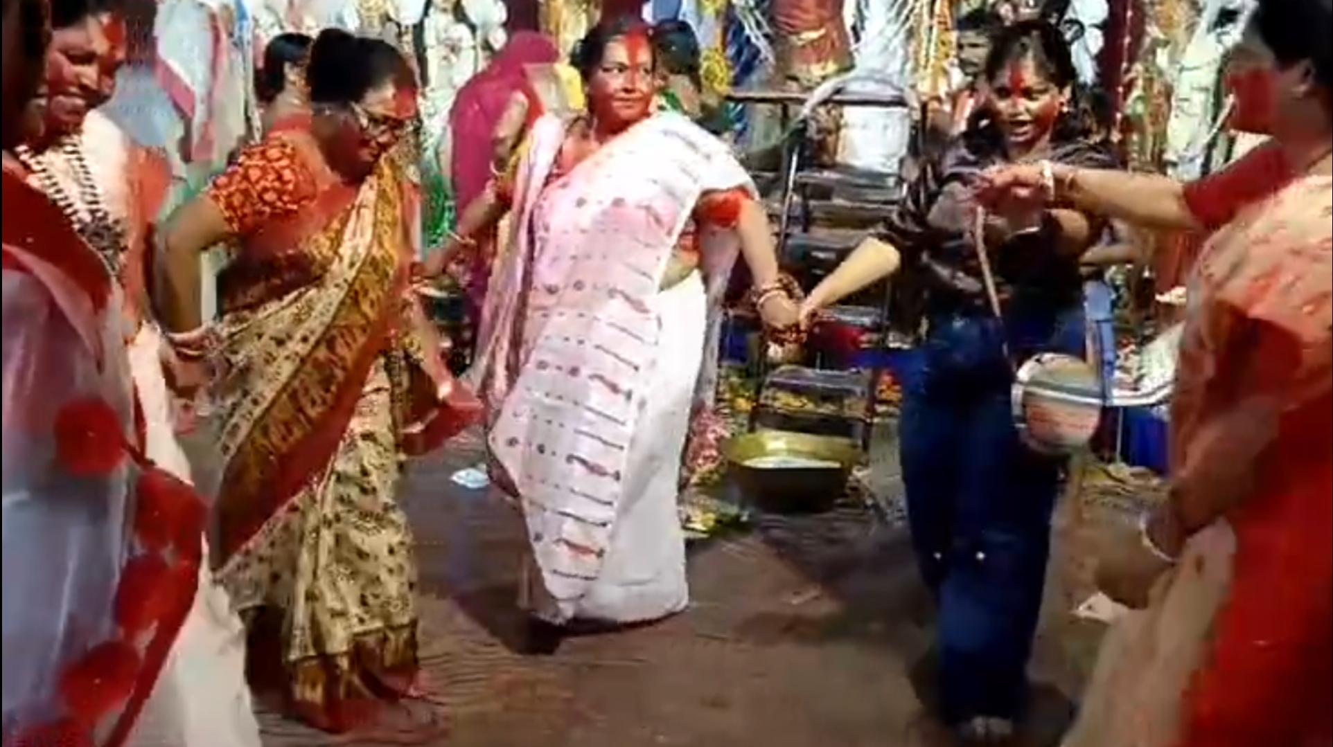 SINDUR KHELA IN DARBHANGA