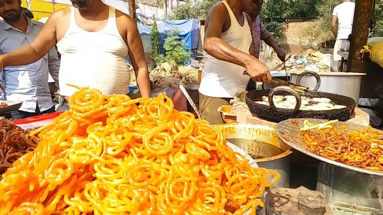 Dussehra fair is incomplete without Jalebi