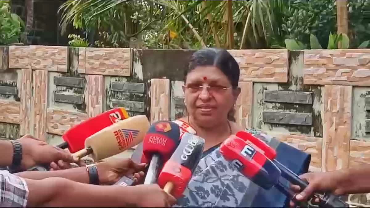 SATHIDEVI DEMAND JUSTICE ADM FAMILY  ADM NAVEEN BABU DEATH  എഡിഎം ആത്മഹത്യ  LATEST NEWS IN MALAYALAM