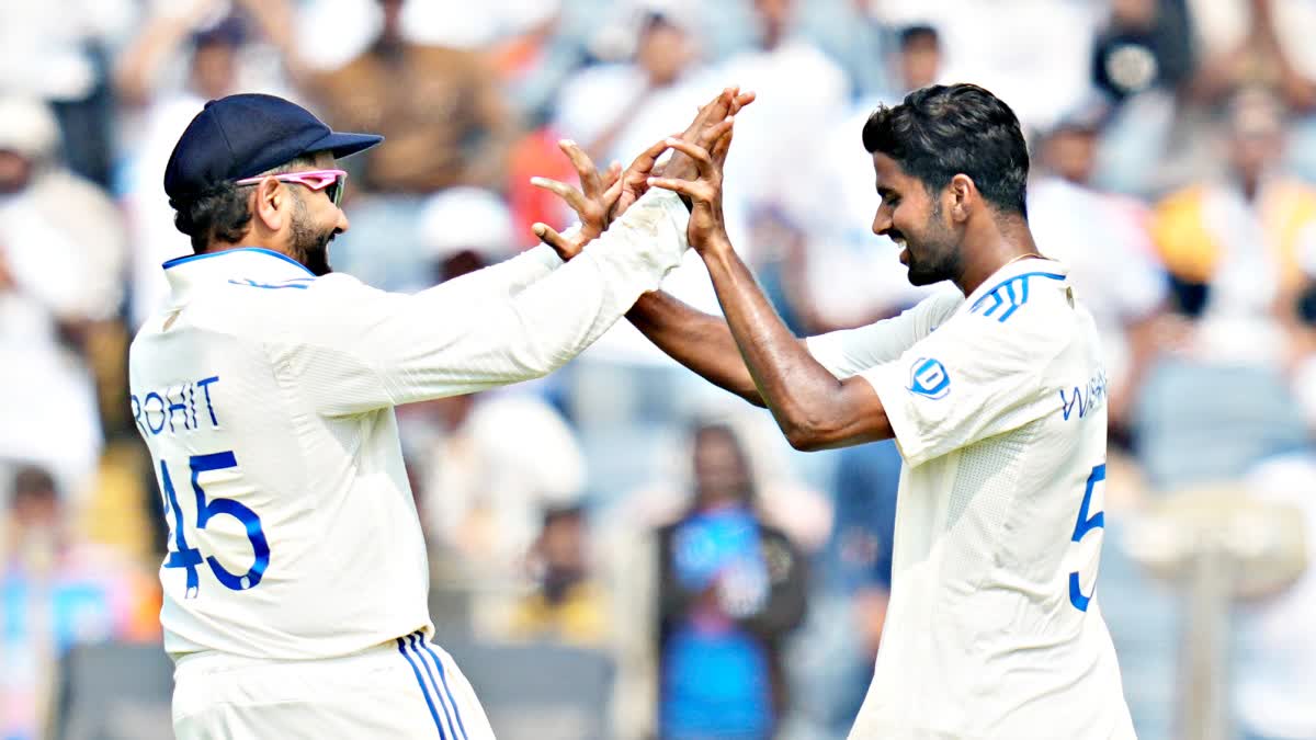 WASHINGTON SUNDAR CELEBRATES