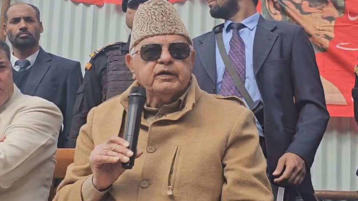 ہم جموں و کشمیر کے لوگوں کی تکالیف کو کم کرنا چاہتے ہیں، فاروق عبداللہ