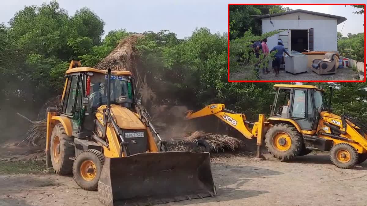 Illegal Construction Demolished iN AP