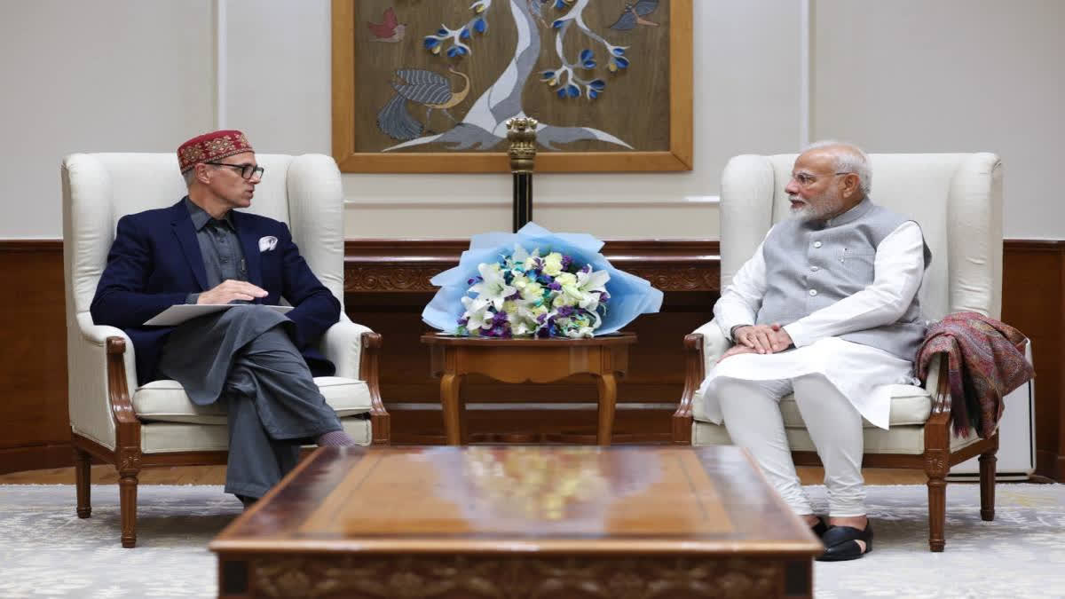 CM Omar meets PM Modi with J&K statehood resolution after getting assurance from Home Minister