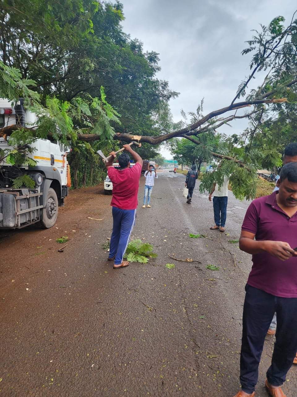 Cyclone dana Effect In Jajpur