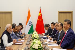 NARENDRA MODI AND CHINESE PRESIDENT