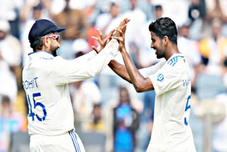 WASHINGTON SUNDAR CELEBRATES