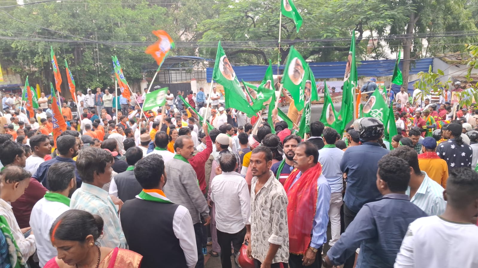 BJP candidates filed nomination in Ranchi for Jharkhand assembly elections 2024