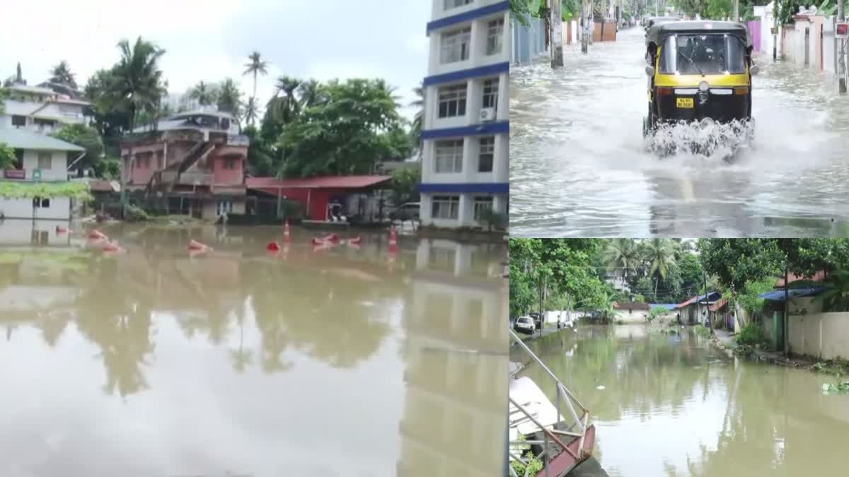 thekkummoodu bund colony  houses were inundated in rain  flood in thiruvananthapuram  weather in kerala  kerala rain updation  തിരുവനന്തപുരം മഴ വാർത്തകൾ  തേക്കുംമൂട് ബണ്ട് കോളനി  കേരളത്തിൽ ശക്തമായ മഴ  കേരളം മഴ  വീടുകളിൽ വെള്ളം കയറി  മഴ മുന്നറിയിപ്പ്  മഴ നാശനഷ്‌ടങ്ങൾ  വെള്ളപ്പൊക്കം