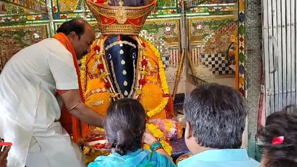 Ex CM Vasundhara Raje visited temples