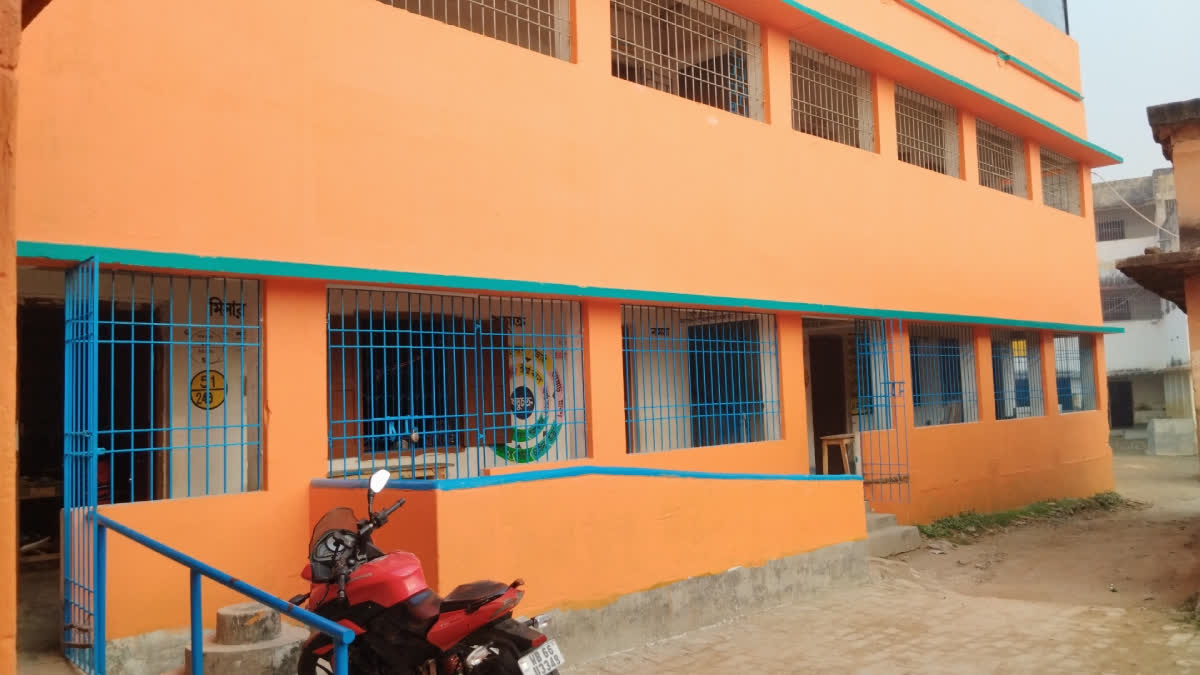 Malda School Buliding Colour Controversy