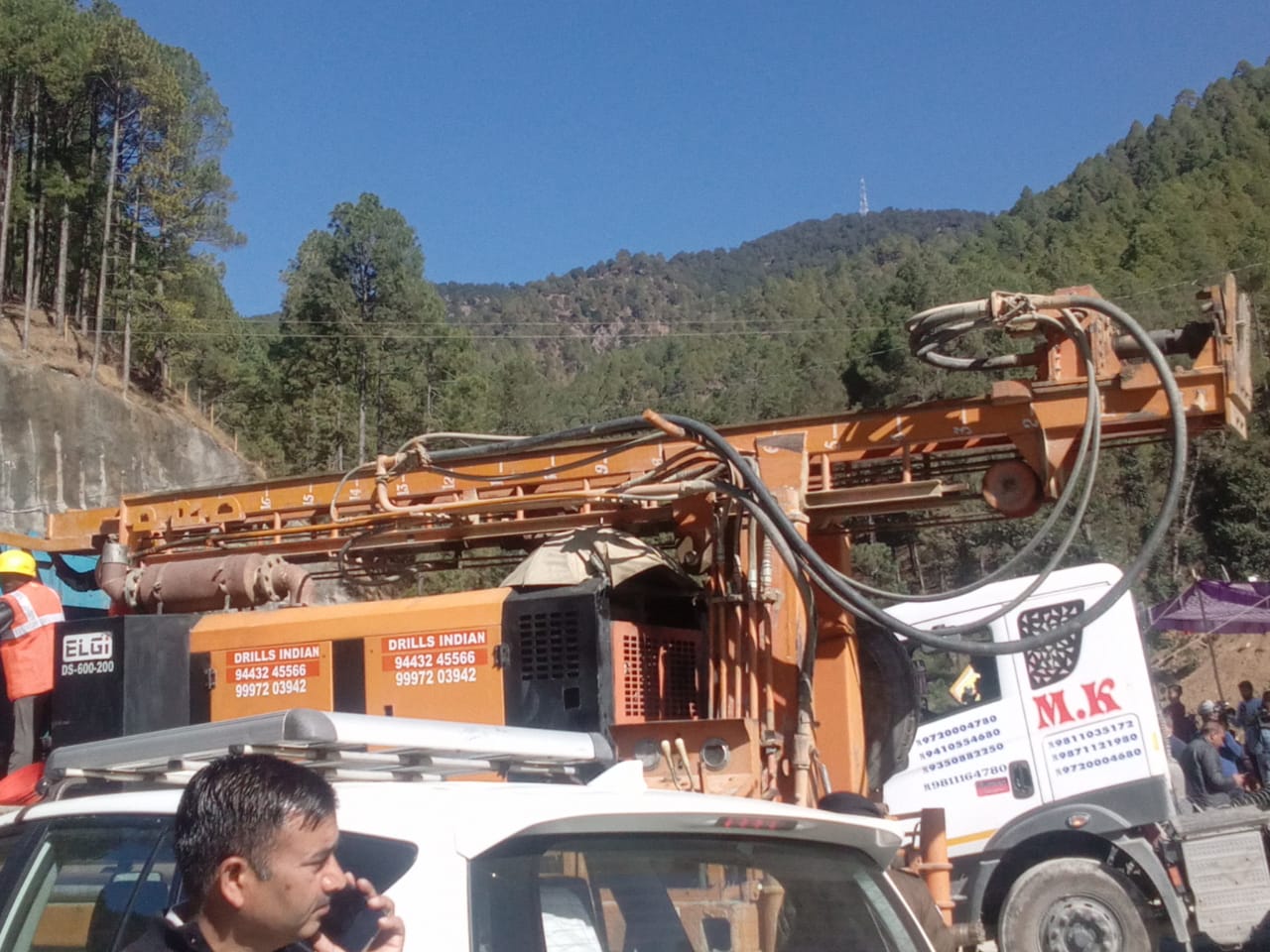 Uttarkashi Tunnel Rescue work