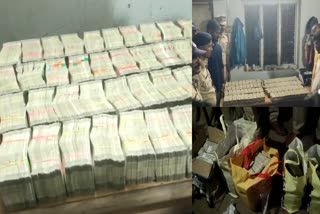 Police seize crores of unaccounted cash