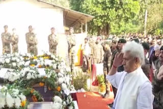 Wreath-laying ceremony of martyred jawans