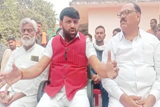 Pain of Congress candidate Ravindra Tomar from Dimani