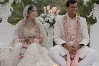 Udaipur, renowned for its scenic beauty, witnessed yet another grand celebration as Indian cricket team's fast bowler Navdeep Saini exchanged vows with his beloved Swati in a splendid wedding ceremony