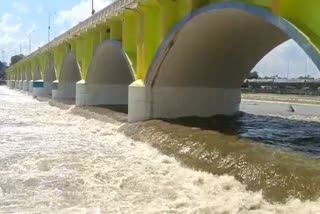 flood warning for the people of vaigai river side area