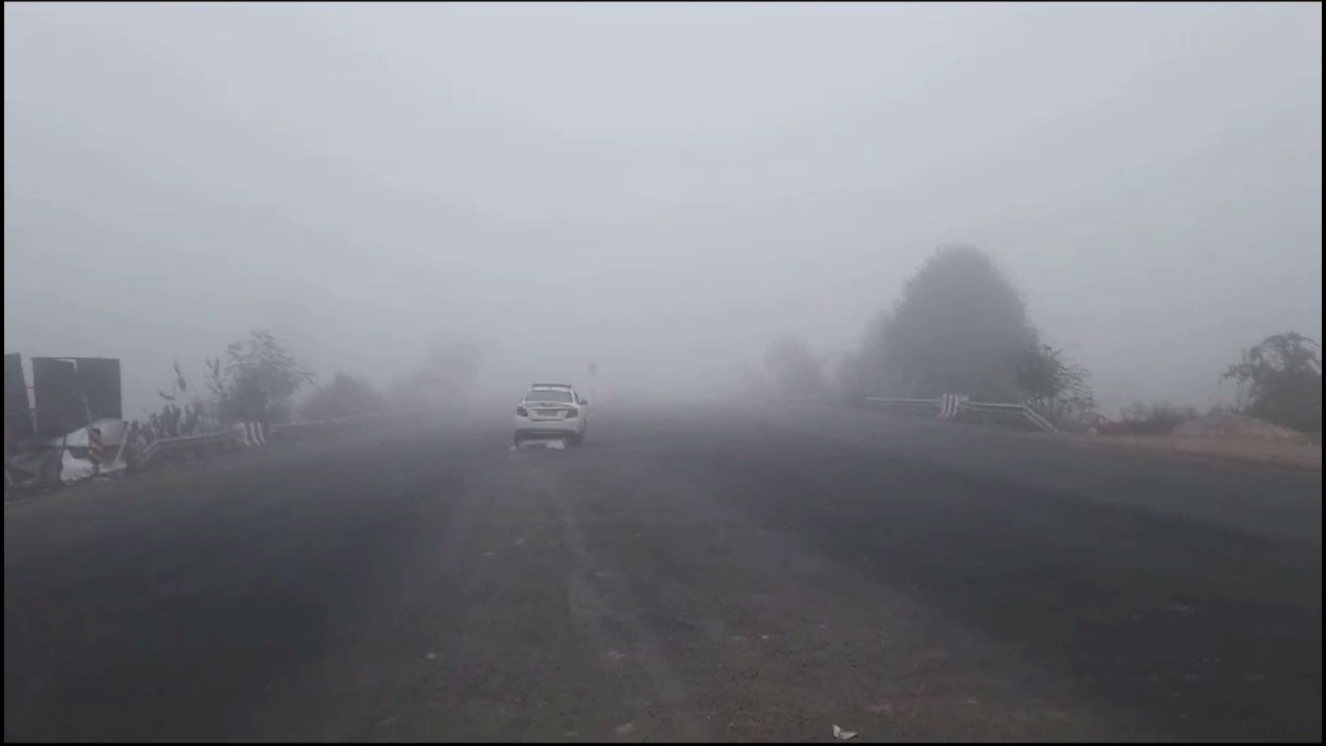 Fog and mist in Mandi