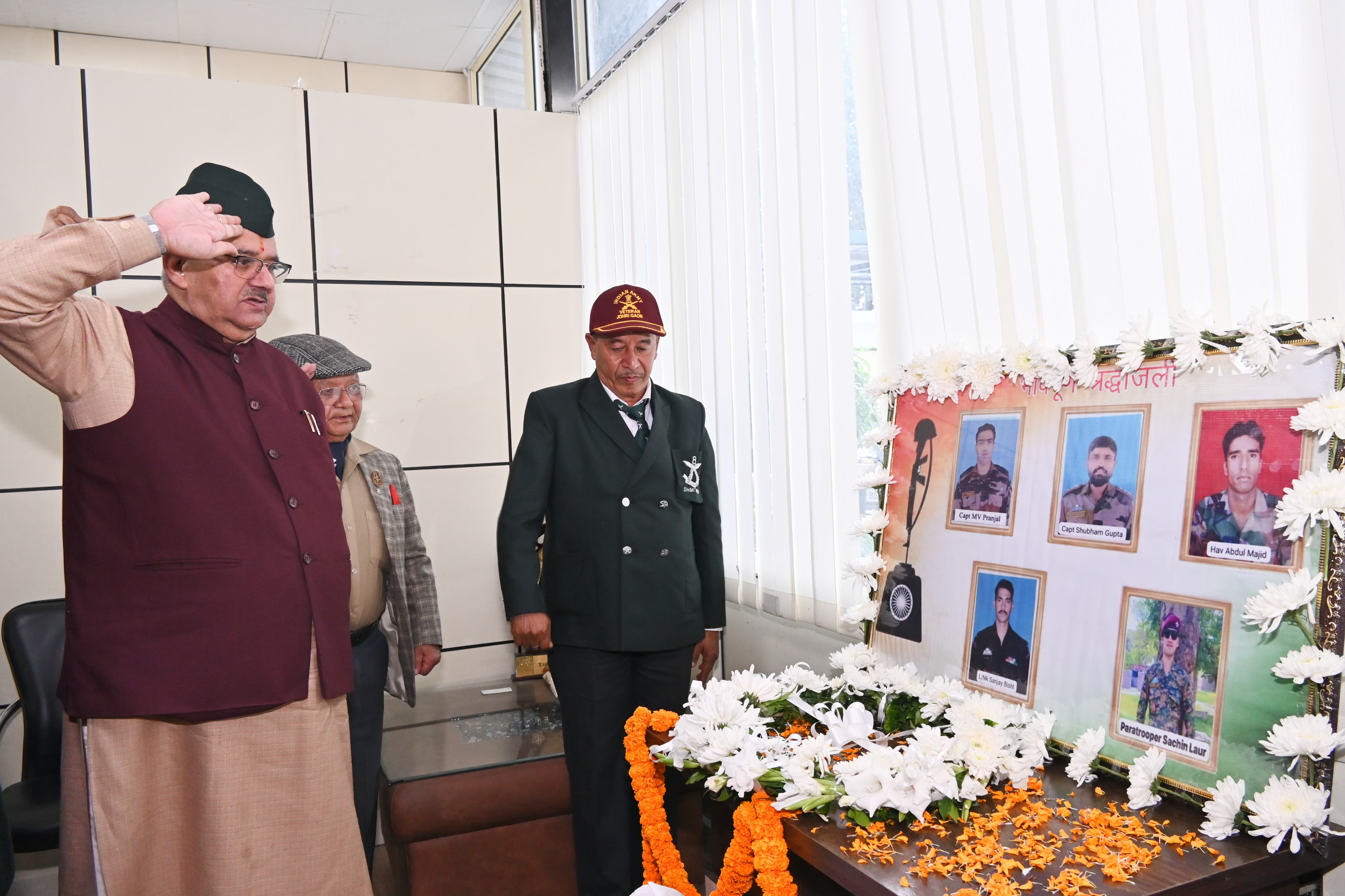 Funeral of Indian Army soldier Sanjay Bisht